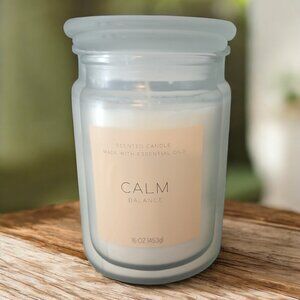 Calm Balance Scented Candle made with essential oils